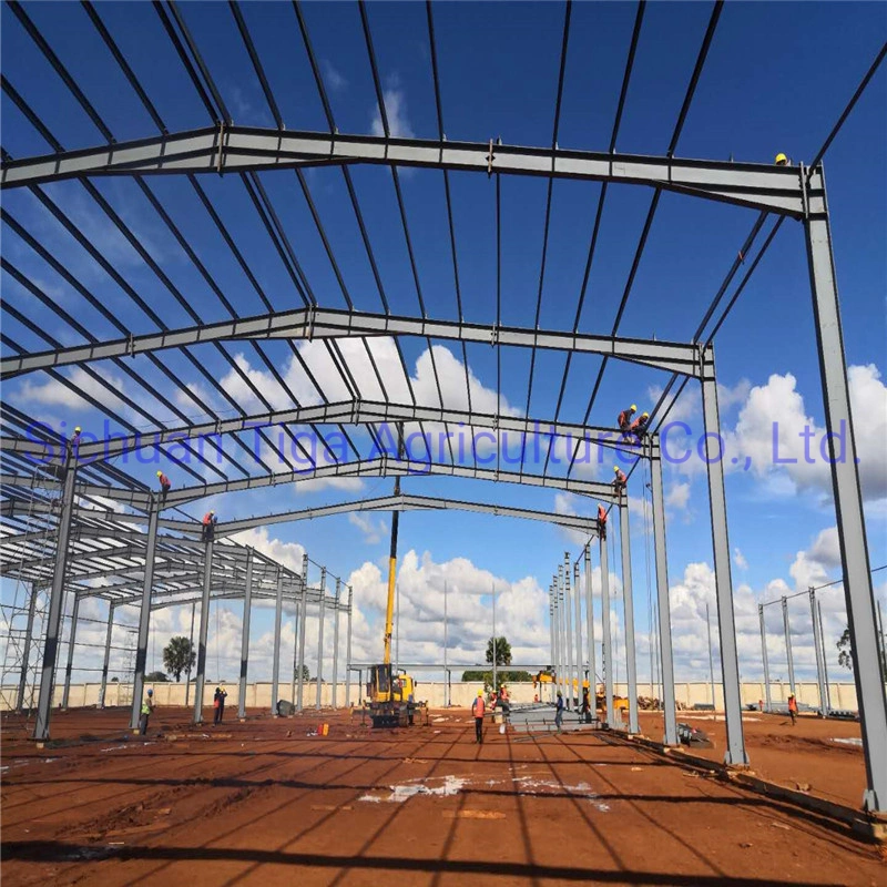 High Strength and High Seismic Resistance Fast Installation Prefabricated Steel Structure Construction