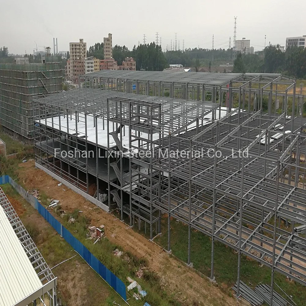 High Rise Prefabricated House Building Frame Construction Hotel Steel Structure